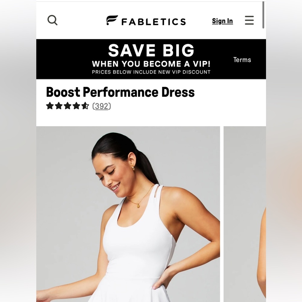 Fabletics Boost Performance Dress Euc - image 3